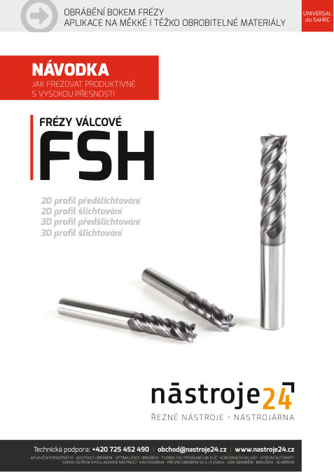 Náhled katalogu: Válcové frézy FSH